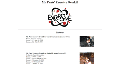 Desktop Screenshot of excessiveoverkill.com